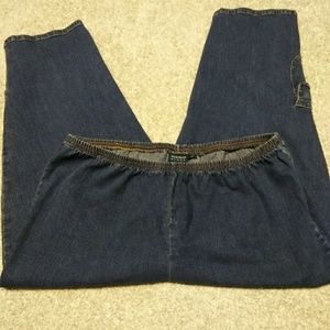 Avenue Blues, 18, crop, denim, pull on jeans.